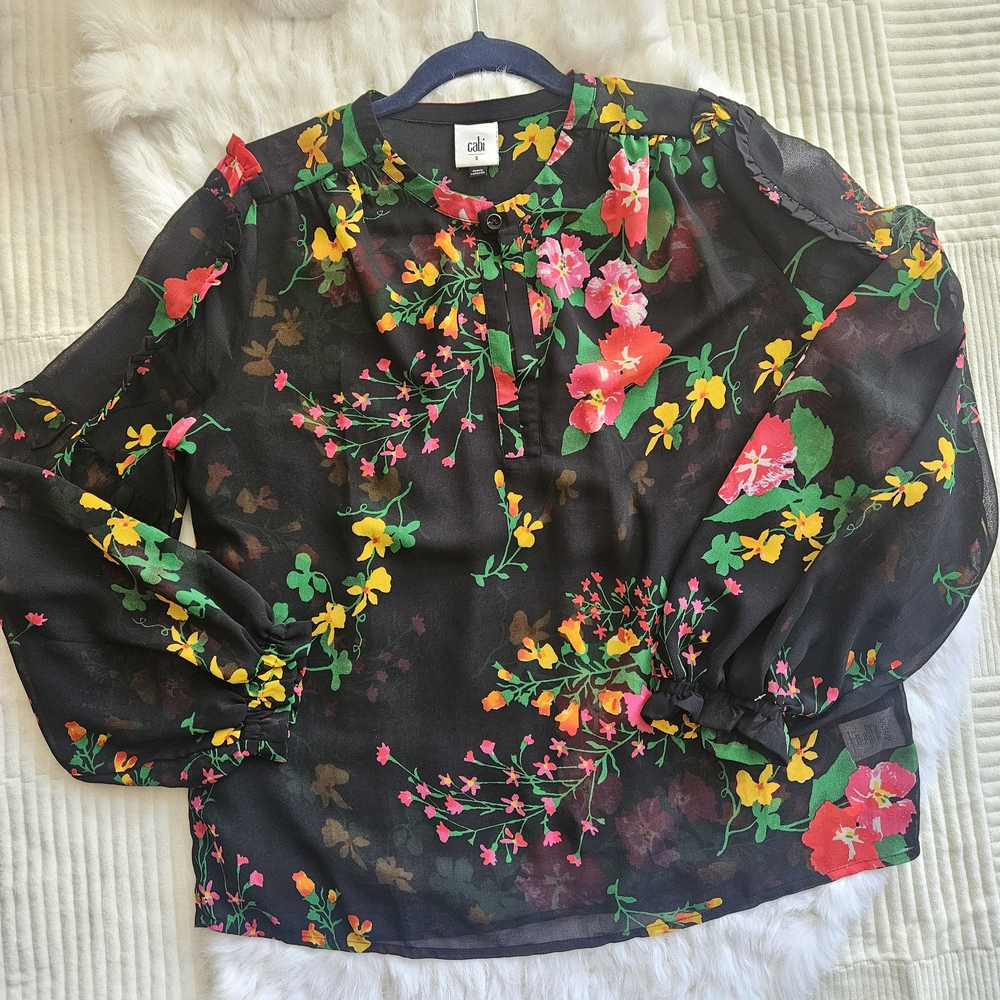Floral Sheer Blouse